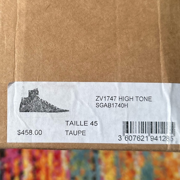 ZADIG & VOLTAIRE LIMITED EDITION ZV1747 HIGHTONE LEATHER + PYTHON PRINT- EU 45 - Picture 3 of 12